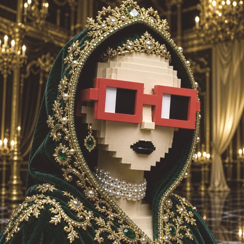 The Muse — Hood court portrait.