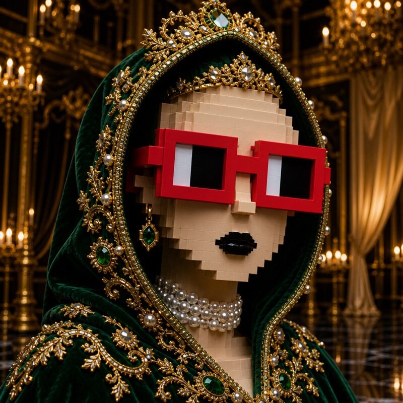 The Queen — Hood court portrait.